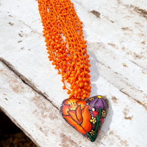 Corazón de Copal Necklace