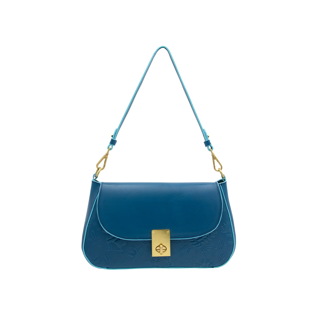 Liebre Baguette Azul bag