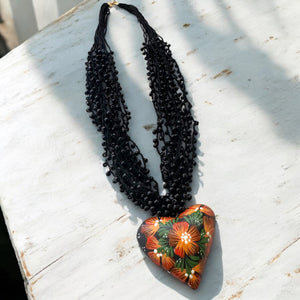 Corazón de Copal Necklace
