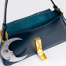 La Luna y Estrella Mini baguette (navy blue)