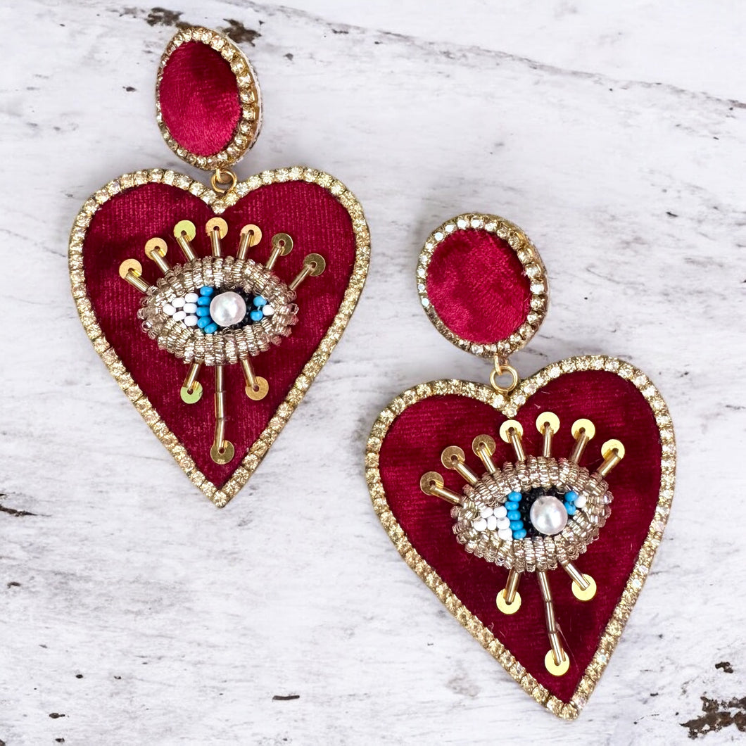 Red Velvet earrings