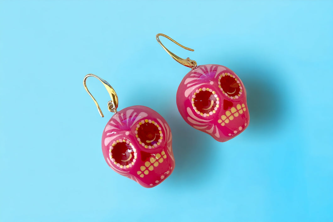 Sugar skull earrings