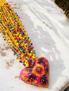 Corazón de Copal Necklace