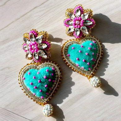 Velvet Corazon earrings