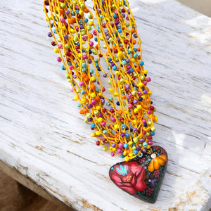 Corazón de Copal Necklace
