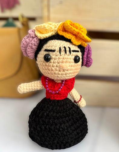 Frida Crochet Doll