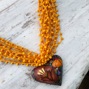 Corazón de Copal Necklace