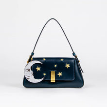 La Luna y Estrella Mini baguette (navy blue)