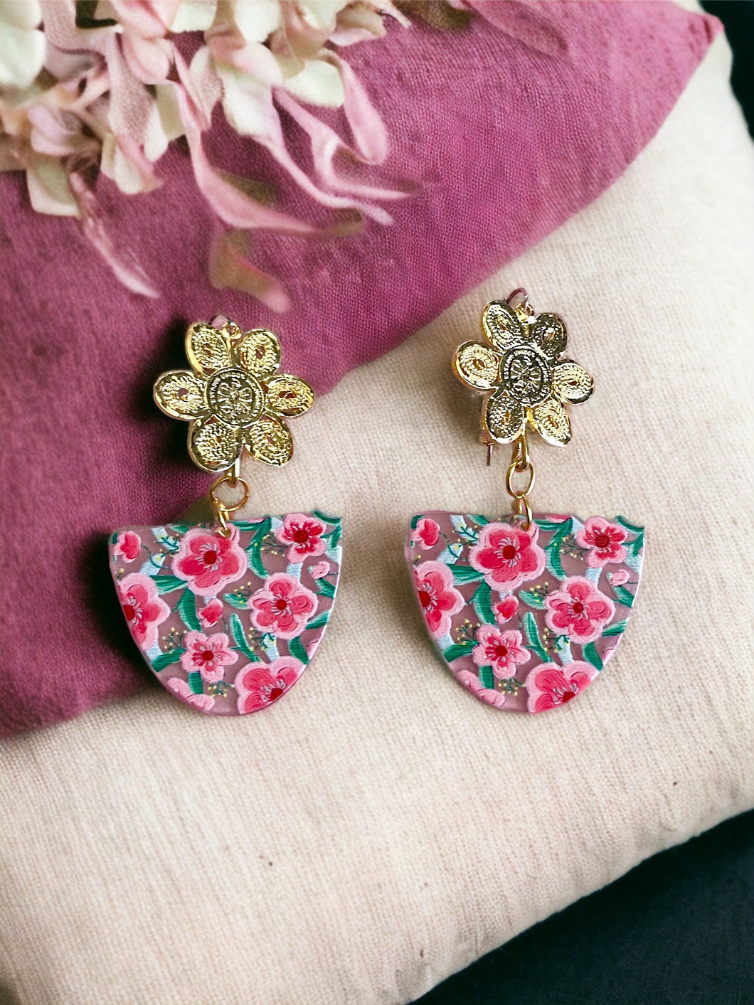 Rosas Filigrana earrings