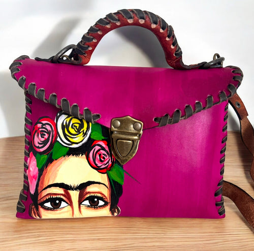 Mini Frida Leather bag