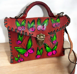 Mini Mariposa Leather bag