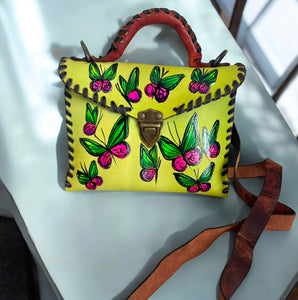 Mini Mariposas Leather bag