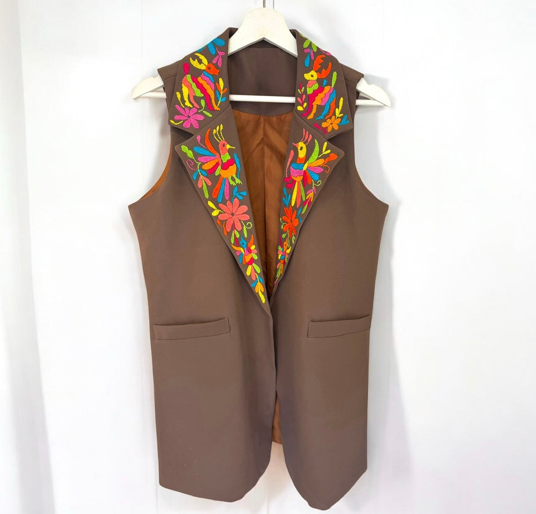 Tenango Long Vest