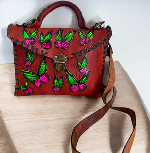 Mini Mariposa Leather bag