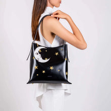 La Luna y Estrella Hobo Bag (black)