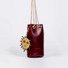 Mini Bucket El Sol bag (red)