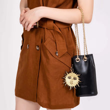 Mini Bucket El Sol bag (black)